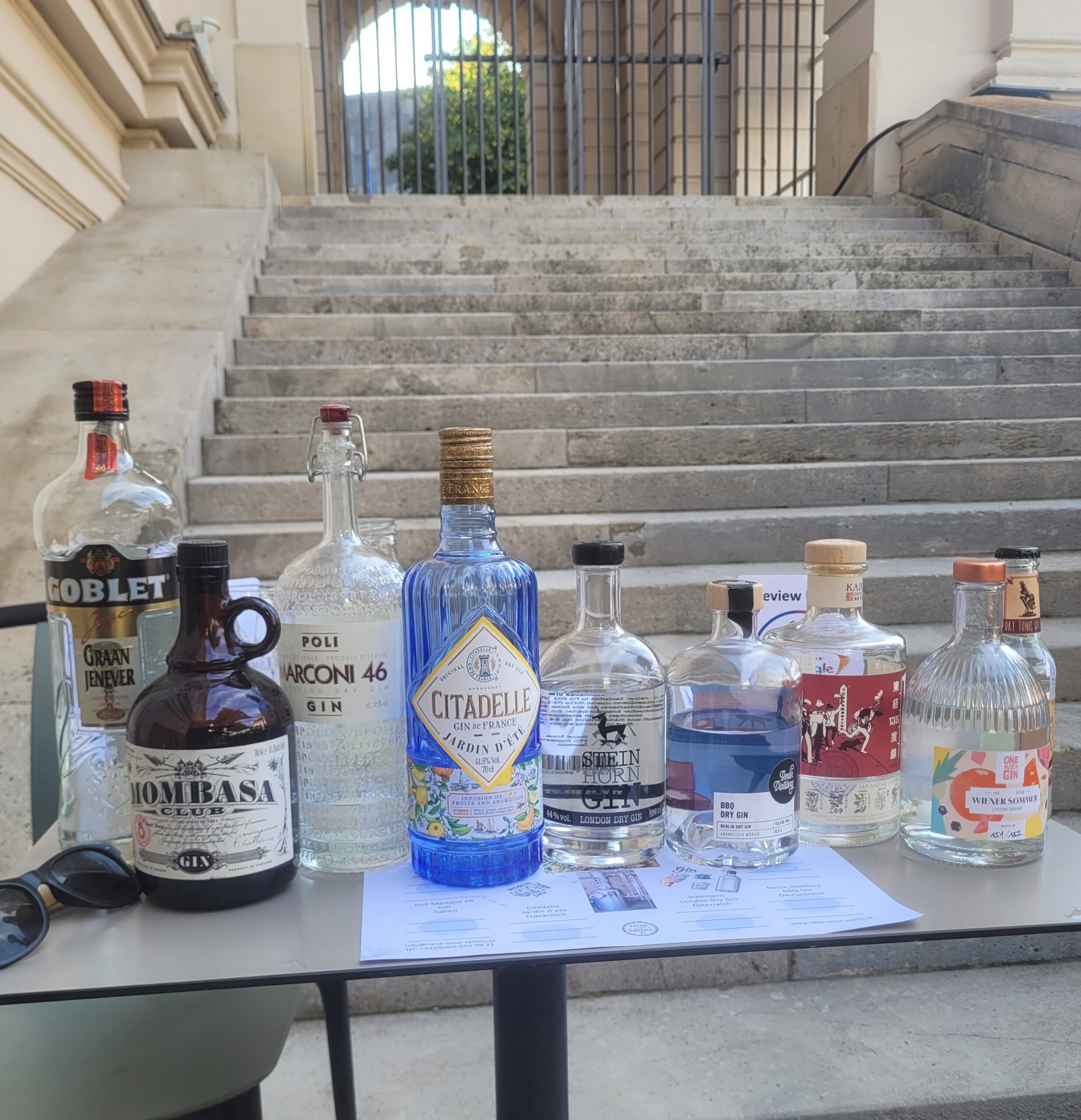 raise your spirits, Verkostung, Spirituosen, Gin, Gintasting, Tasting